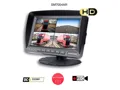 KIT Monitor SM7004AR 7" Quad - REC + una cámara doble RCM2299WHQ y dos cámaras laterales RCM09WHQ, con cable de 15 metros