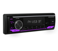 Sintonizador 1 DIN AM/FM-RDS con Bluetooth, USB y lector SD