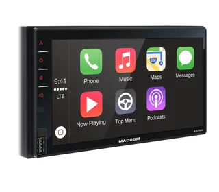 Pantalla de 6,8" con CarPlay, Android Auto y navegación online