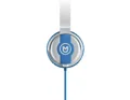 JOY30WB - Auricular Supraaural Plegable Azul/Blanco con Cable Anti-Nodo