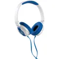 JOY30WB - Auricular Supraaural Plegable Azul/Blanco con Cable Anti-Nodo