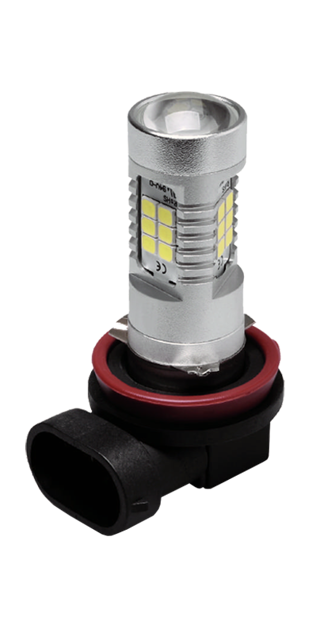 Bombillas LED Serie Power HB4 12V 5.6W 6000K – 1560 lúmenes – 21 chips 2835