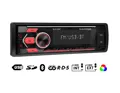 Sintonizador 1 DIN Bluetooth con doble micrófono, USB y SD