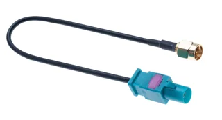 Cable adaptador de hembra ISO a macho DIN para antena FM, compatible con todos los FIAT Ducato 250-290-8-9