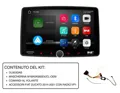 Monitor multimedia HD de 9’’ extraíble con kit Plug & Play para FIAT Ducato 290 (2014–2021) con radio VP1