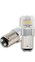 Bombillas LED Serie Power P21/5W 12V 5.6W/1W 6000K – 780/140 lúmenes – 22 chips 4014SMD