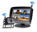Kit monitor AHD IPS de 7” + cámara trasera inalámbrica