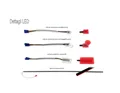 Kit LED interior para coche con 256 colores y control inalámbrico