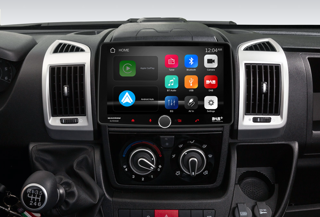 Monitor multimedia HD 9’’ desmontable con kit Plug & Play para FIAT Ducato 2006>2020
