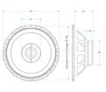 Altavoz coaxial de 2 vías de 165 mm (6.5”)