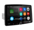 Sistema multimedia con CarPlay & Android Auto display 9" capacitivo 1024x600 pantalla EXTRAÍBLE - cuerpo 1 din