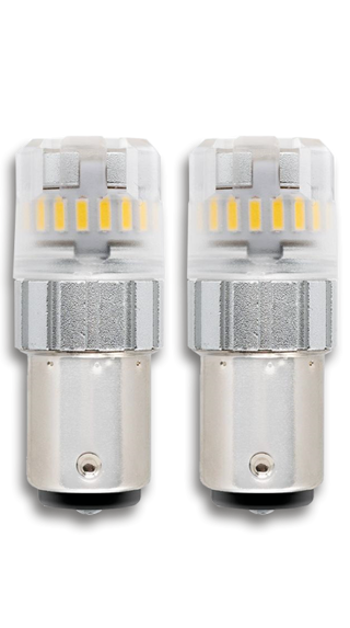 Bombillas LED Serie Power P21W 12V 5.6W 6000K – 1560 lúmenes – 22 chips 4014SMD