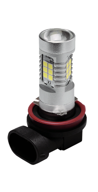 Bombillas LED Serie Power HB3 12V 5.6W 6000K – 1560 lúmenes – 21 chips 2835