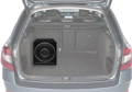 Subwoofer amplificado de 8 pulgadas en caja sellada 200W RMS para maletero