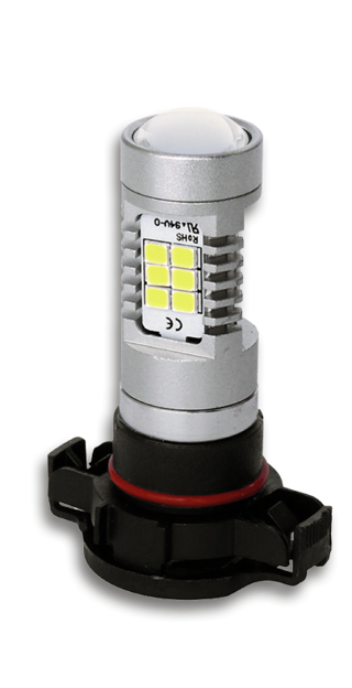 Bombillas LED Serie Power PS24W 12V 5.6W 6000K – 1560 lúmenes – 21 chips 2835
