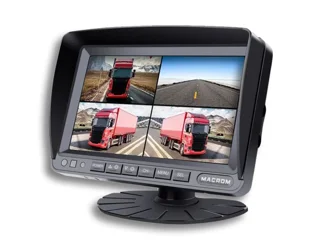 Kit de monitor IPS Quad Vision de 7” con grabación + cámara AHD con cable