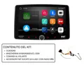 Monitor multimedia HD de 9’’ extraíble con kit Plug & Play para FIAT Ducato 290 (2014–2021) con radio VP2